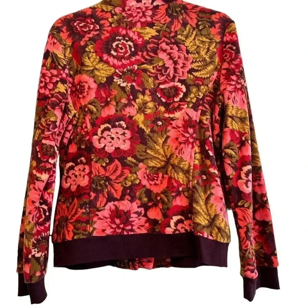 Gorgeous fleece floral jacket - Picture 3 of 13